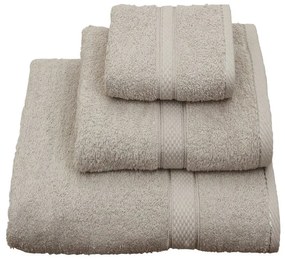 Πετσέτες Σετ 3τμχ. Classic Γκρι Σκούρο Viopros Towels Set 50x140cm 100% Βαμβάκι