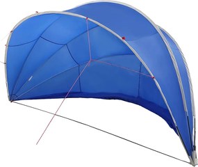 vidaXL Θόλος πισίνας Μπλε 546 x 516 x 250 εκ.