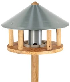 Esschert Design Ταΐστρα Πουλιών με Σιλό και Στρογγυλή Οροφή FB433 - Πολύχρωμο