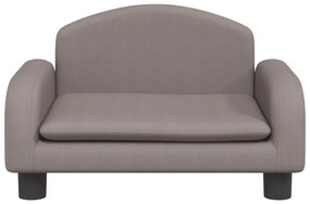 vidaXL Κρεβάτι Σκύλου Taupe 50 x 40 x 30 εκ. Υφασμάτινο