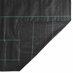 vidaXL Μεμβράνη Εδαφοκάλυψης Μαύρη 4x25 μ. από Πολυπροπυλένιο