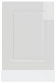 vidaXL Πίνακας πλυντηρίου πιάτων "Kalmar" High Gloss White 45x1,5x67cm