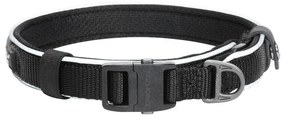 Reflective collar Dogness size L (Black)