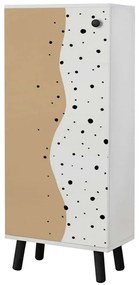 Παπουτσοθήκη Vegas 869VEL8640 50x38x135cm Multi Μοριοσανίδα,Ξύλο
