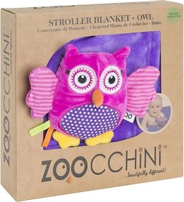 Κουβέρτα Fleece Αγκαλιάς (68.5x100) Zoocchini Owl