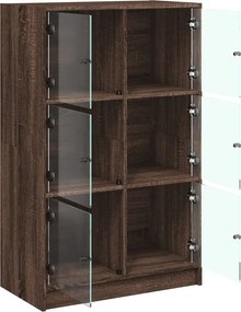 vidaXL Ντουλάπι με Πόρτες 68x37x109 εκ. από Επεξεργασμένο Ξύλο