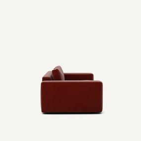 Τριθέσιος καναπές με βελούδινη ταπετσαρία, Skander