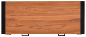 vidaXL Γραφείο με 2 Συρτάρια 100 x 40 x 75 εκ. Ανακυκλωμένο Ξύλο Teak