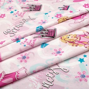 Σεντόνια Κούνιας (Σετ) Dimcol Princess 390 Pink