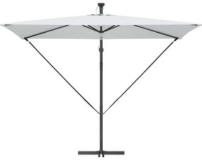 vidaXL Ομπρέλα Cantilever Banana Άμμος 294 x 200 x 254 εκ.