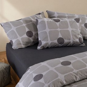 Σεντόνια Μονά (Σετ) Nef-Nef Homeware Casual Coreo Grey