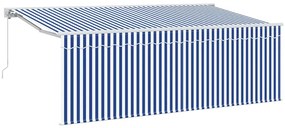 vidaXL Σκηνίτσα Αναδιπλούμενη Μπλε 350 x 200 cm ύφασμα