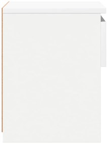 vidaXL Κομοδίνα 2 τεμ. Λευκά 40 x 30 x 39 εκ. από Επεξ. Ξύλο