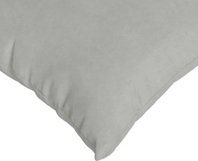 vidaXL Μαξιλάρι Καναπέ 2 pcs Ανοιχτό γκρι 80 x 80 cm ύφασμα