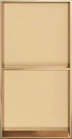 vidaXL Εσοχή Ντους Βουρστ. Χρυσό 32x62x9 εκ. Αν. Ατσάλι
