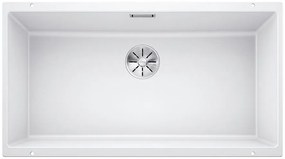Blanco Subline 800-U White SILGRANIT® PuraDur® Γρανιτένιος Νεροχύτης 90cm