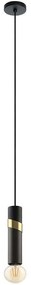 Φωτιστικό Οροφής Cedral 39935 Φ5,5x150cm 1xE27 40W Black-Brass Eglo Steel