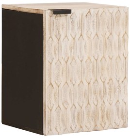 vidaXL Κρεμαστό Ντουλάπι Μπάνιου με ράφι Λευκό 38 x 33 x 48 εκ