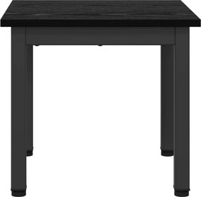 vidaXL Τραπεζάκι σαλονιού Μαύρη Οξυά 40 x 40 x 36 cm
