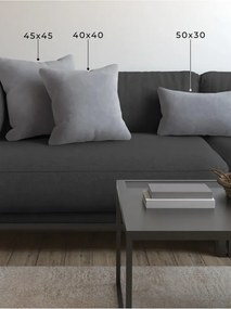 Stewehome Μαξιλαροθήκη μαξιλαριού από πολυεστέρα σε χρώμα αμυγδαλωτού 45x45 cm