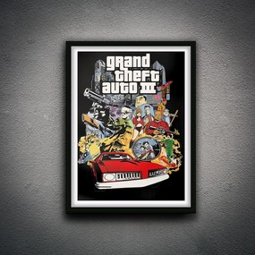 Πόστερ &amp; Κάδρο Grand Theft Auto 3 GM198 30x40cm Εκτύπωση Πόστερ (χωρίς κάδρο)
