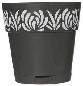 Αυτοποτιστικη Γλάστρα Stefanplast Gaia Ανθρακί Πλαστική ύλη 15 x 15 x 15 cm (12 Μονάδες)