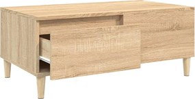 vidaXL Τραπεζάκι Σαλονιού Sonoma Δρυς 90x50x36,5 εκ. Επεξεργασμ. Ξύλο