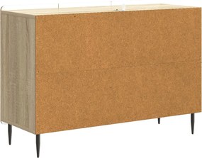 vidaXL Πλαϊνό γραφείο με συρτάρι Sonoma Δρυς 89 x 34,5 x 62 εκ.