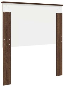 vidaXL Κεφαλάρι με κεφαλάρι Καφέ δρυς 80 cm Επεξεργασμένο ξύλο