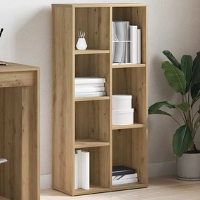 vidaXL Ντουλάπι βιβλίων Βελανιδιά τεχνίτη 50x25x104 cm
