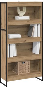 vidaXL Βιβλιοθήκη 80 x 30 x 155 εκ Επεξεργασμένο ξύλο