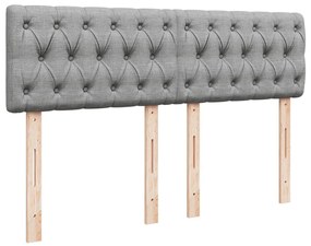 ΚΡΕΒΑΤΙ BOXSPRING ΜΕ ΣΤΡΩΜΑ ΑΝΟΙΧΤΟ ΓΚΡΙ 140X200 ΕΚ. ΥΦΑΣΜΑΤΙΝΟ 3285918