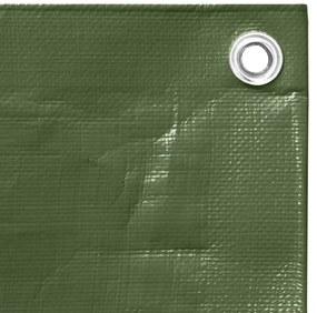 vidaXL Μουσαμάς Πράσινος 260 γρ./μ.² 6 x 6 μ. από HDPE