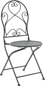 Τραπεζαρία Walen pakoworld σετ 3τεμ μέταλλο μαύρο