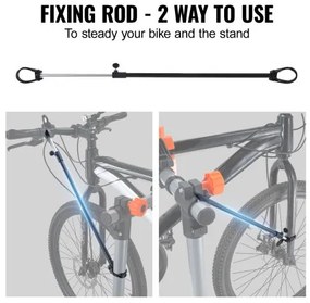 VEVOR Bike Repair Stand, 80 lbs Heavy-duty Steel Bicycle Repair Stand, Adjustable Height Bike Maintenance Workstand with Magnetic Tool Tray Telescopic Arm, Foldable Bike Work Stand for Home, Shops