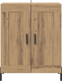 vidaXL Πλαϊνό γραφείο Artisan Oak 69,5 x 34 x 90 εκ.