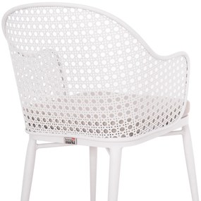 Σετ Κήπου Σαλόνι OREGO 3 τεμ. C21106.02 Αλουμίνιο σε Λευκό 58x55x83 εκ.