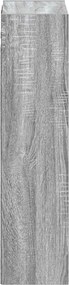 vidaXL Ντουλάπι Μπάνιου Γκρι Sonoma 35 x 20 x 81 cm Επεξεργασμένο Ξύλο