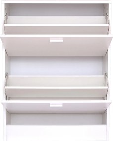 Παπουτσοθήκη Με 2 Ράφια/12 Θέσεων (63x24x80) Spitishop Slimline White