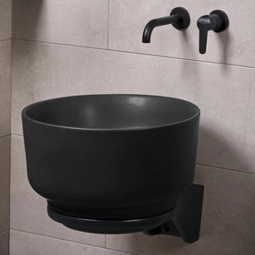 Mykonos Black Matt Ø46 - Επιτραπέζιος νιπτήρας