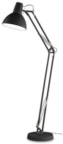 Φωτιστικό Δαπέδου Wally 265292 28x160x70cm 1xE27 42W Black Ideal Lux