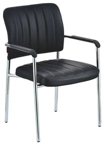 ZITA PLUS OLIVER ΜΑΥΡΟ PU ΠΟΛ/ΝΑ ΧΡΩΜΙΟΥ 55X63X46.5-84εκ.01.0215