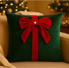 Διακοσμητική Χριστουγεννιάτικη Μαξιλαροθήκη XS17010