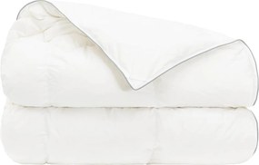 vidaXL Πάπλωμα FULDA 137 x 200 cm 4 Εποχές 210 GSM 90% Χήνας Λευκό