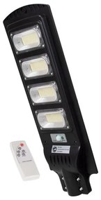 Αυτόνομο Ηλιακό Φωτιστικό Δρόμου 200W 6000K ABS Μαύρο 71553 Globostar-71553-Μαύρο 71553