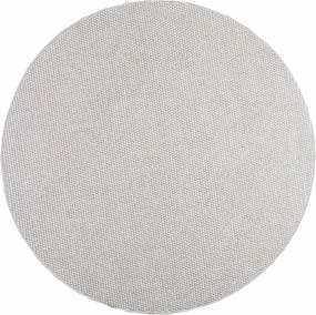 vidaXL Χαλιά χώρου Γύρος LUGO Κρεμ και Γκρι Ø 160 CM Πολυεστέρας