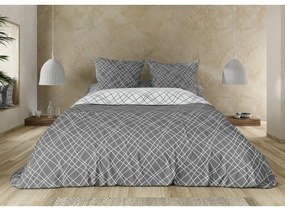 Σετ κάλυμμα παπλώματος Pierre Cardin CRUCE Γκρι Kρεβάτι 90 εκ 3 Τεμάχια