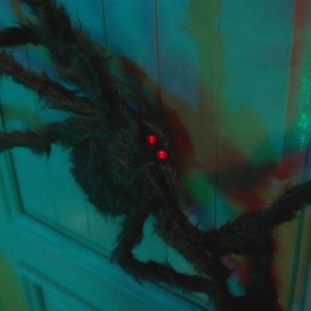 vidaXL Διακόσμηση Halloween Αράχνη 3 pcs Μαύρο 200 cm