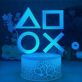Διακοσμητικό φωτιστικό 3D LED playstation 013596