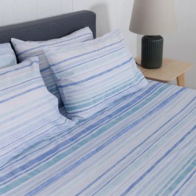 Σεντόνια King Size (Σετ) Naf-Naf Summit 151 Vinson Blue